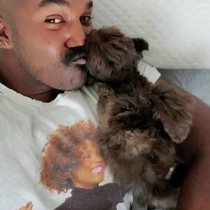 Phillip Evelyn and Chance The Mini Schnauzer 129743655.jpg