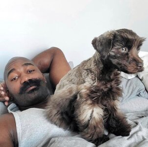 Phillip Evelyn and Chance The Mini Schnauzer 137216211.jpg