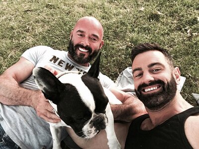 Troy du Toit, boyfriend and Coco 13249938.jpg