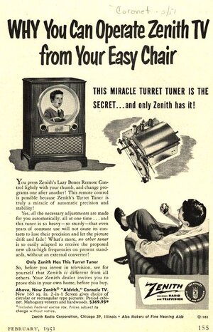 1951 Zenith TV with remote.jpg