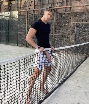 twinksBC Riik put dick on the tennis net at the court.jpeg