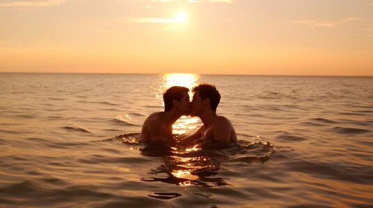 um-mergulho-noturno-no-mar-para-um-casal-gay-lgbt-generative-ai-mostra-dois-jovens-se-beijando...jpg