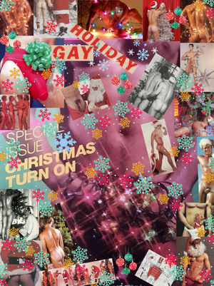 Gay 80s Poster Series Poster #7-Merry Vintage 80s Xmas.png