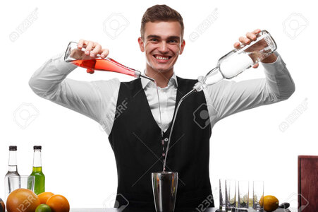 85312847-an-attractive-bartender-at-a-bar-counter-doing-a-cocktail-a-plate-of-lime-isolated-on...jpg