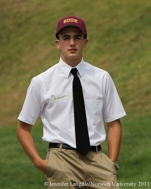 Rooks will be expected to arrive wearing a white button down shirt and a pair of tan slacks w...jpeg