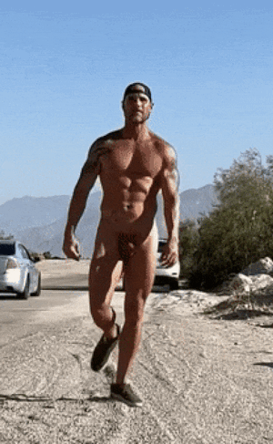 dad-w-cap-w-erection-walking-in-the-road-gif.gif