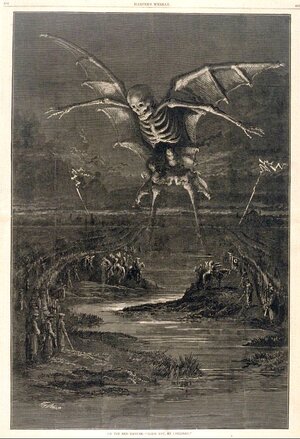 On the Red Danube, “Bless You My Children”, Harper’s Weekly, 16 June 1877 by Thomas Nast.jpg