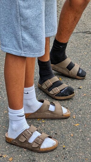 Men's Birkenstock sandals and white crew socks.jpeg