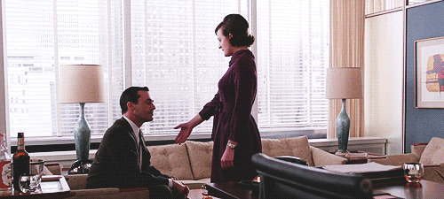 Don kiss Peggy hand.gif