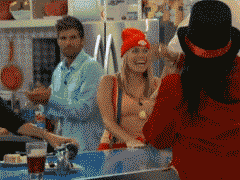 Ashley kiss Boogie.gif