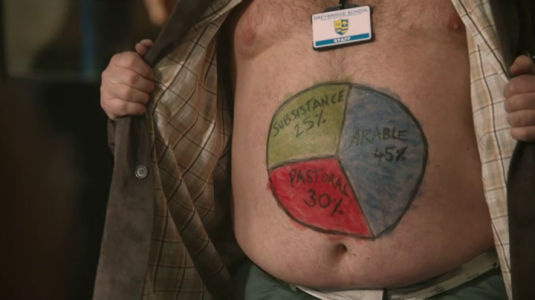 Steve Speirs shirtless in Big School episode 5 (4).png