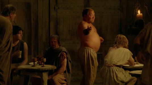 Mark Addy Shirtless in Atlantis  (8).png