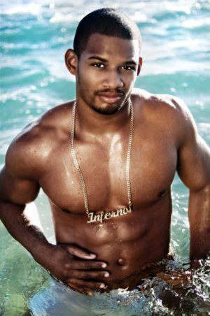 Inferno DR Model Brandon on the white sandy Dominican Republic Beach.jpg