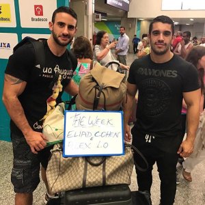 Eliad Cohen and Alex Lo, Santos Dumont Airport, Rio.jpg