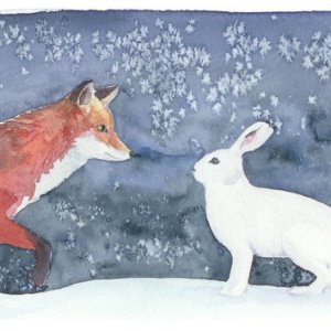 bunny and fox snow.jpg