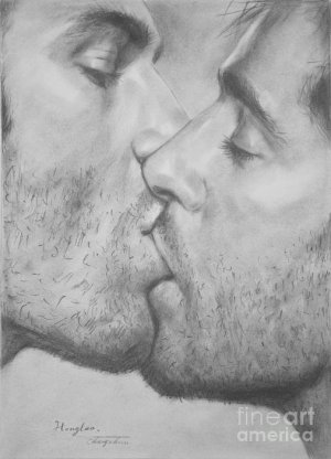 original-drawing-sketch-charcoal-chalk-gay-man-art-kiss-pencil-on-paper-025-hongtao--huang.jpg