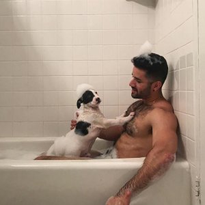 Bremen Menelli and Hugo when a puppy.jpg