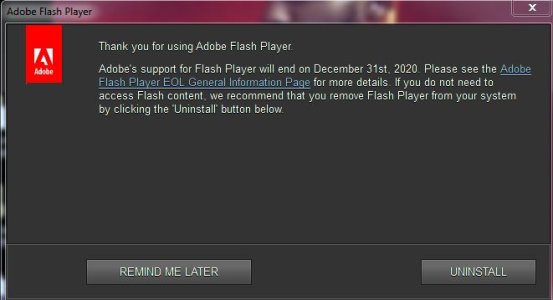 Adobe Flash Player announcement.JPG
