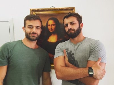 Rissieria Soldatelli and Bernardo Villas Boas. Ok now do the Mona Lisa smile.jpg