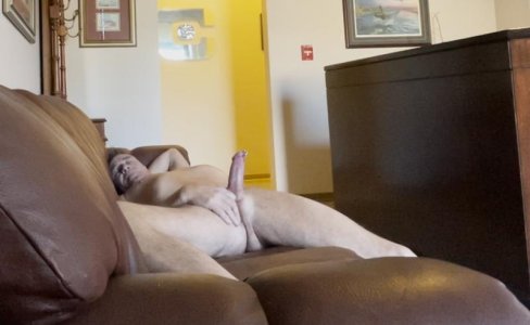 Hard on couch at work when AC tech saw me.jpg