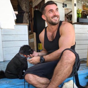 Petar Trbovic and friend. Rajska plaza, Malinska, otok Krk. (2).jpg