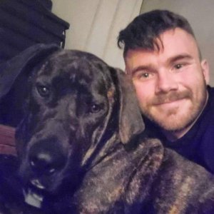 Sebastian Calvin petsitting, with Malcolm..jpg