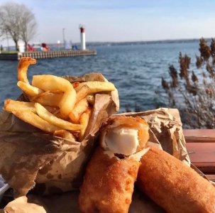 Haddock dinner from Don's fish and chips, Ontario.jpg