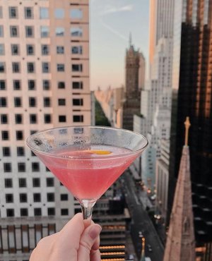 Cosmopolitan cocktail atop the Peninsula Hotel, NYC.jpg