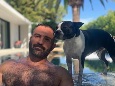 2 Ali Rad and Tucker, 25 August 2020.jpg