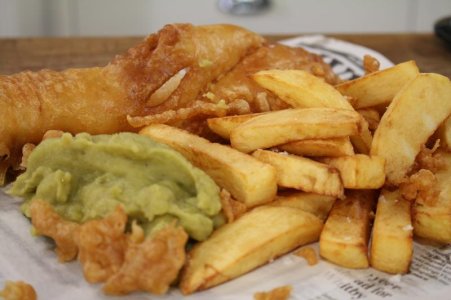 beer battered fish and chips with mushy peas.jpg
